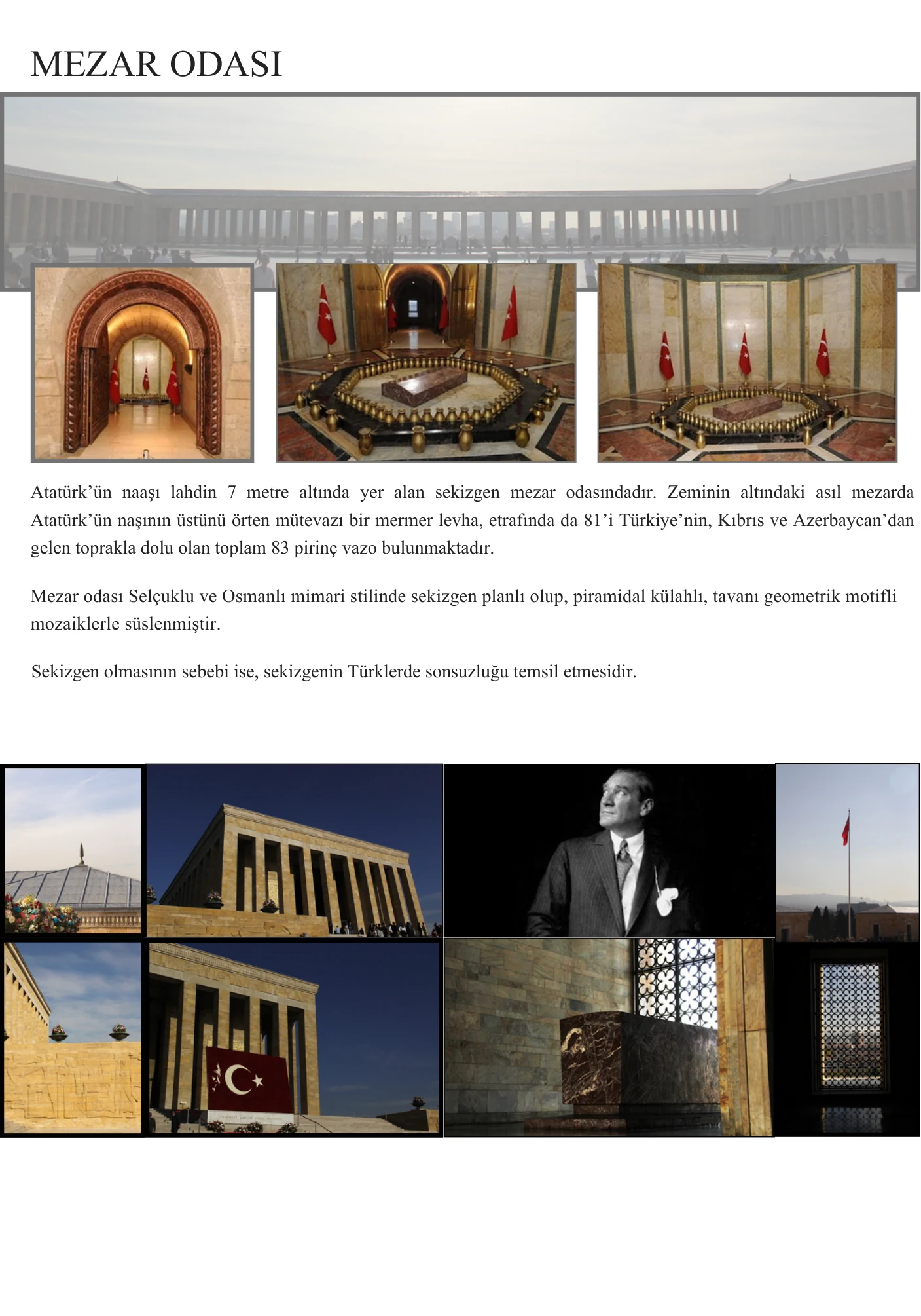 Anıtkabir mezar odası